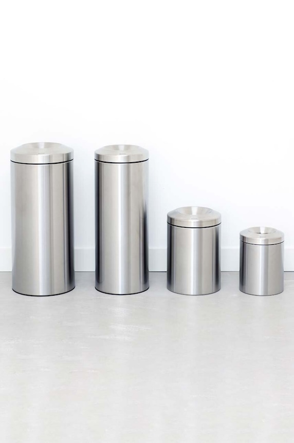 Brabantia kosz na śmieci samogaszący Matt Stell 7 L 378942 szary