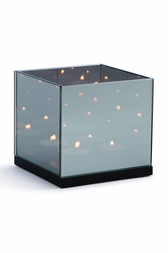 &k amsterdam dekoratív gyertyatartó Reflection Black többszínű 1195.03