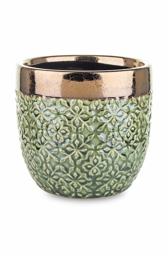 home & lifestyle mască de ghiveci 13 x 13,5 cm verde 136880