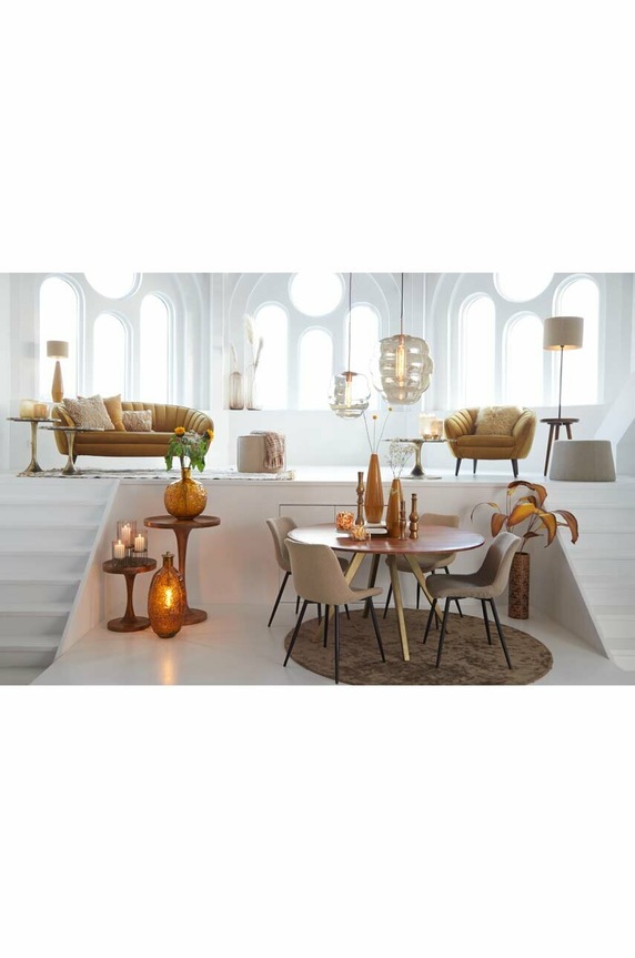 Light & Living świecznik dekoracyjny 7731085 żółty AA00