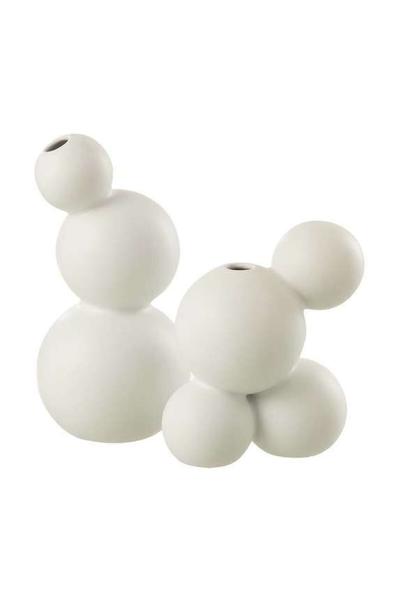 J-Line wazon dekoracyjny Leo Porcelain 34384 biały AA00