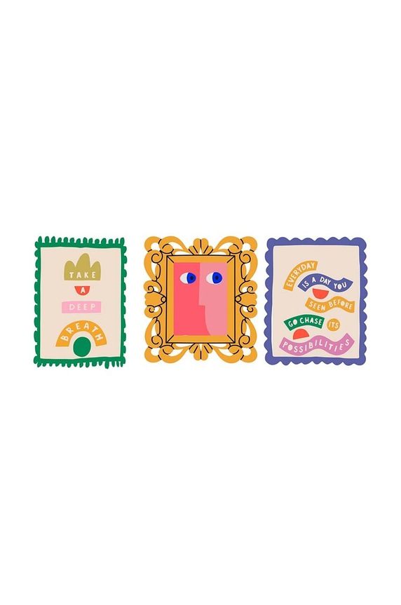 Little Nice Things decoratiune de perete 3-pack multicolor 6039716