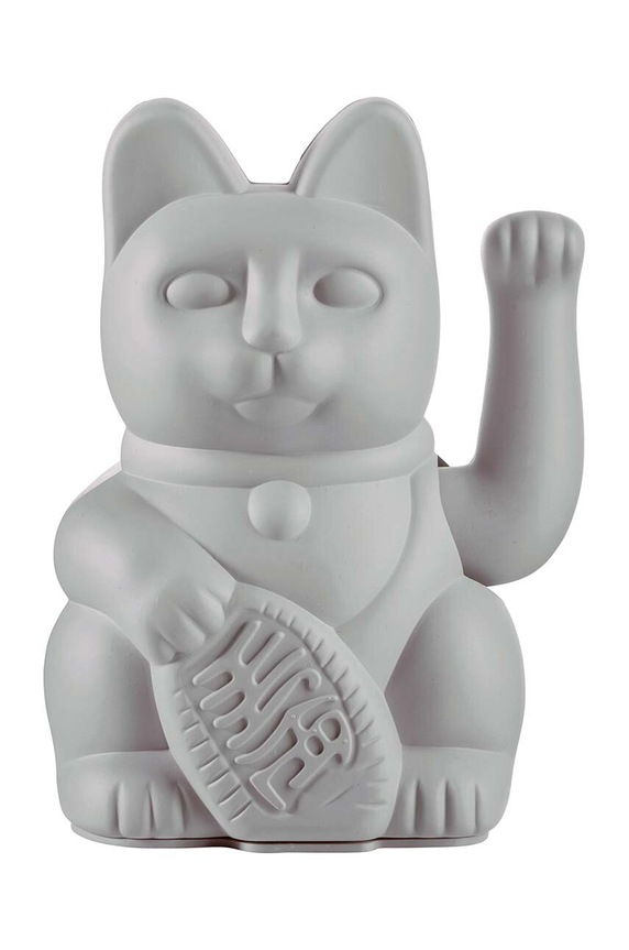 Dekorácia Donkey Lucky Cat sivá 330436