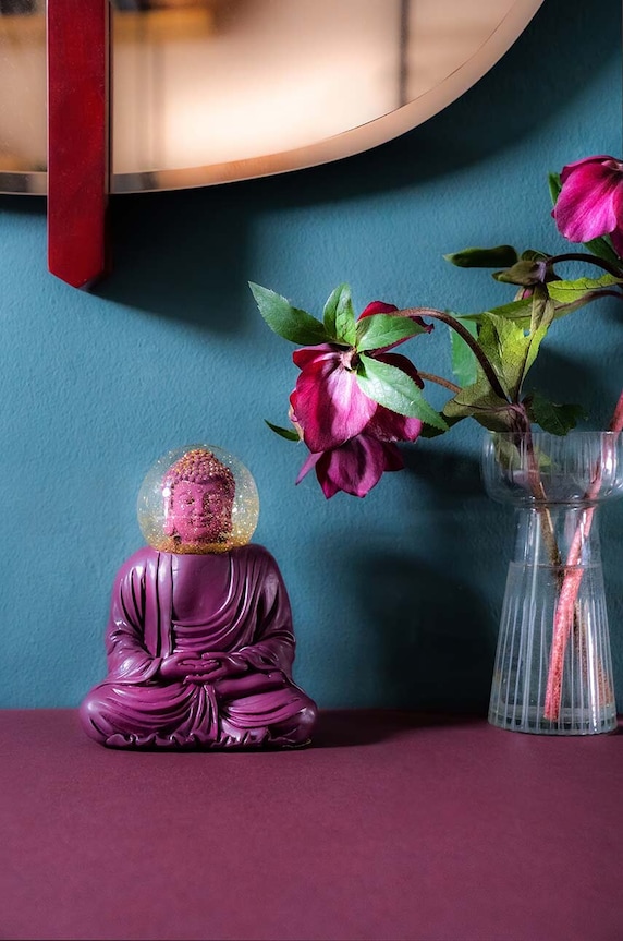 Dekorácia Donkey The Purple Buddha 330476 fialová AA00