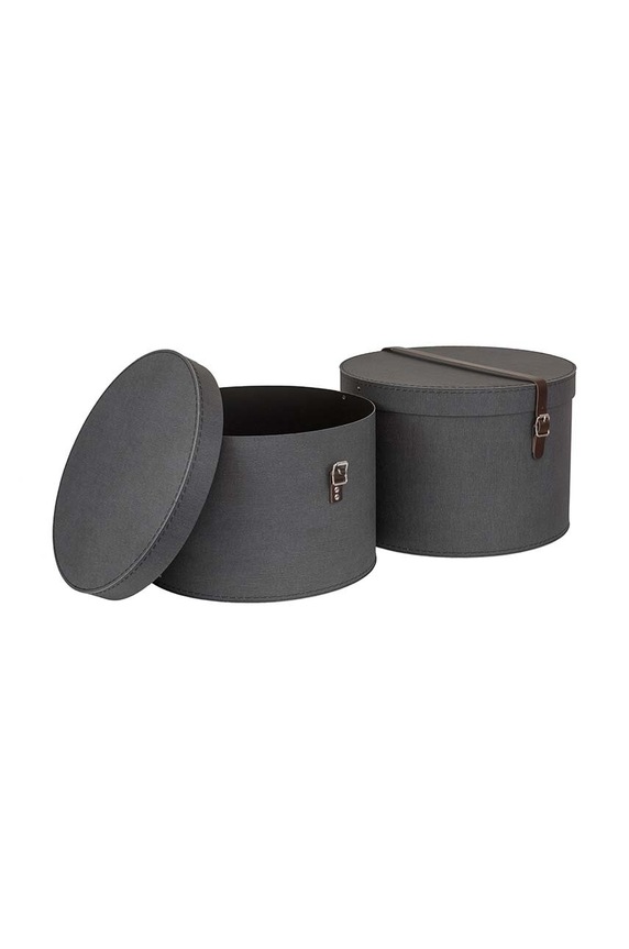 Living și dormitor Bigso Box of Sweden set de cutii de depozitare Rut 2-pack 5482C6849LEA648 negru