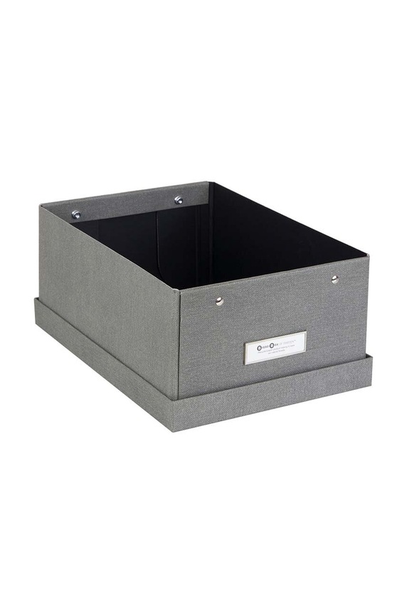Salon i sypialnia Bigso Box of Sweden pudełko do przechowywania 8881C6439 szary
