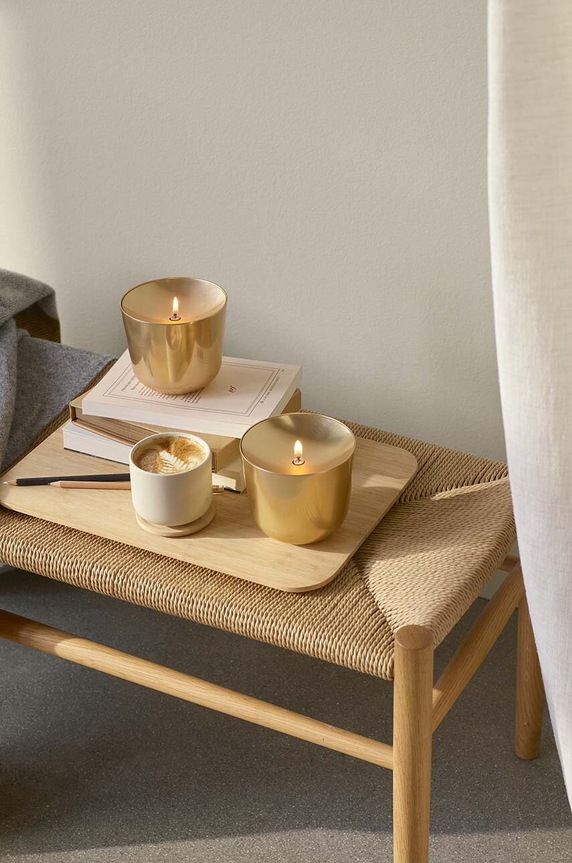 Oljna svetilka Stelton Solis Oil rumena 415.1