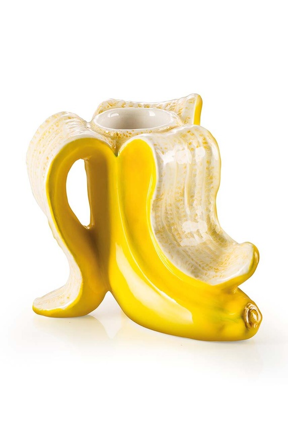 Donkey zestaw świeczników Banana Romance 2-pack 210735 żółty AA00