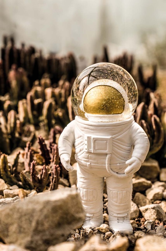 Donkey dekoracja Summerglobe The Astronaut 330441 multicolor AA00