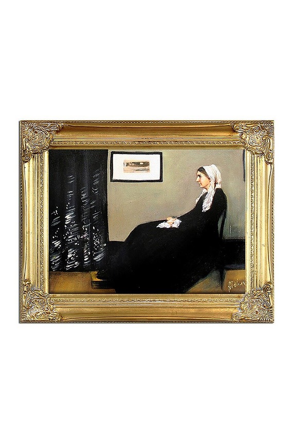 Olejomalba v rámu James McNeill Whistler, Whistlerova matka 40 x 50 cm vícebarevná 165575