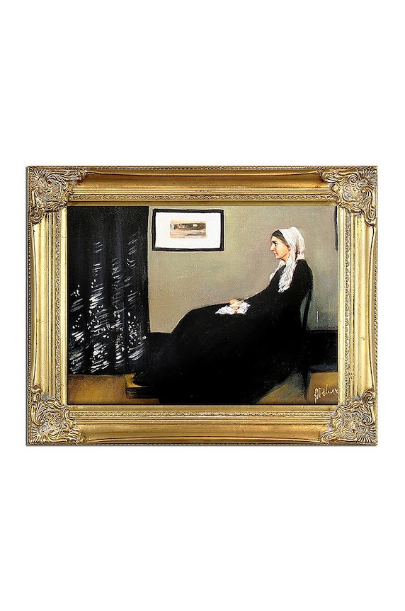 Olejomalba v rámu James McNeill Whistler, Whistlerova matka 40 x 50 cm vícebarevná 165575