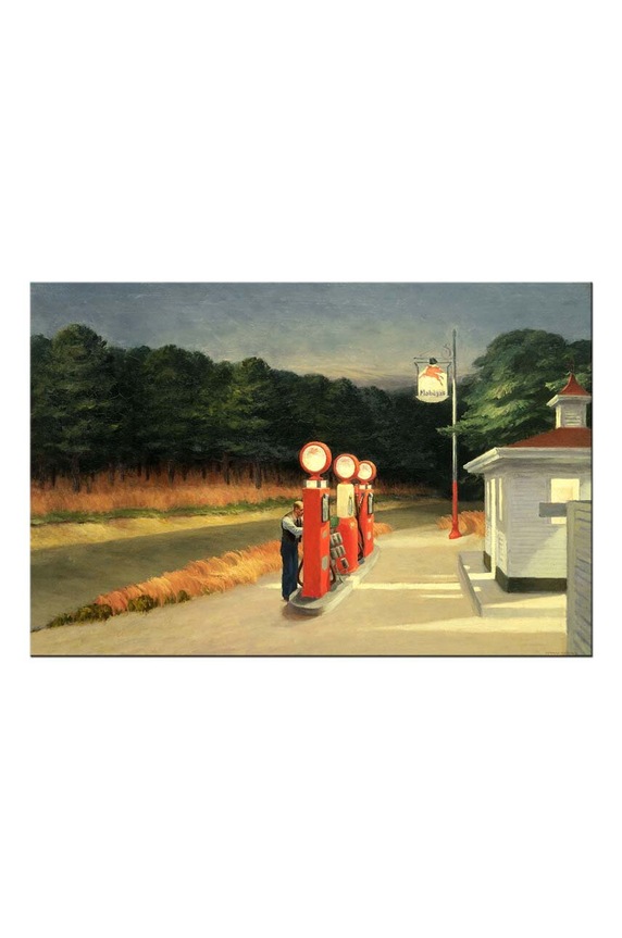 reproduzione Edward Hopper, Gas, 60 x 90 cm multicolore 165614