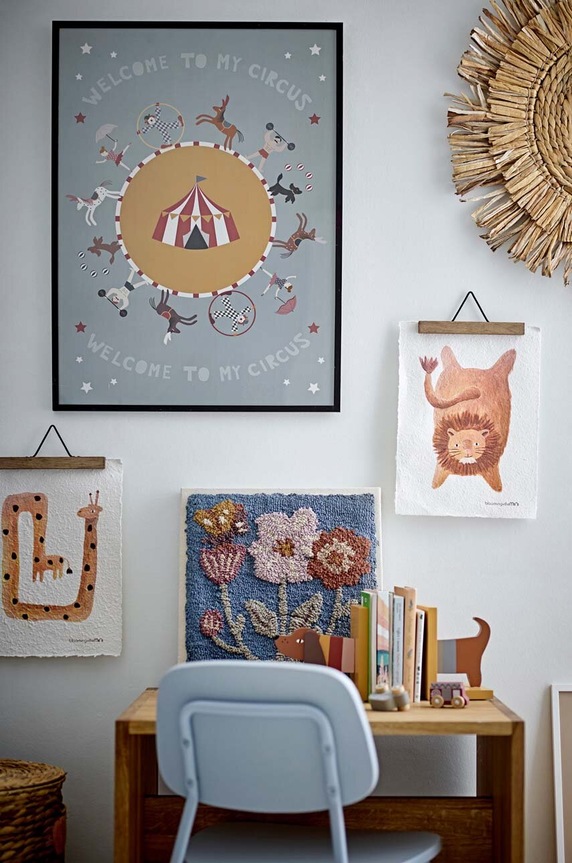 Zidni ukras Bloomingville 2-pack 82058601 šarena AA00