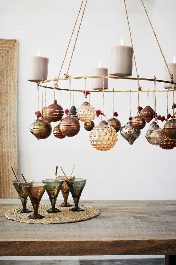 Lifestyle Madam Stoltz bombka choinkowa CGI.810BA pomarańczowy