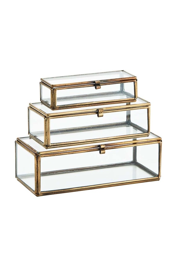 Madam Stoltz zestaw pudełek do przechowywania 3-pack multicolor IB.2103396BRA