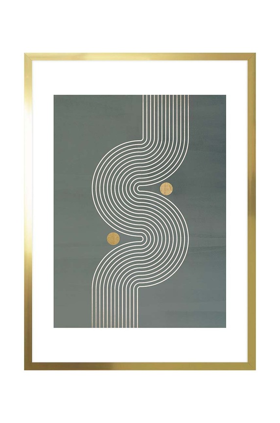 decorațiune de perete cu ramă 58 x 78 cm multicolor 15.41.201.23276