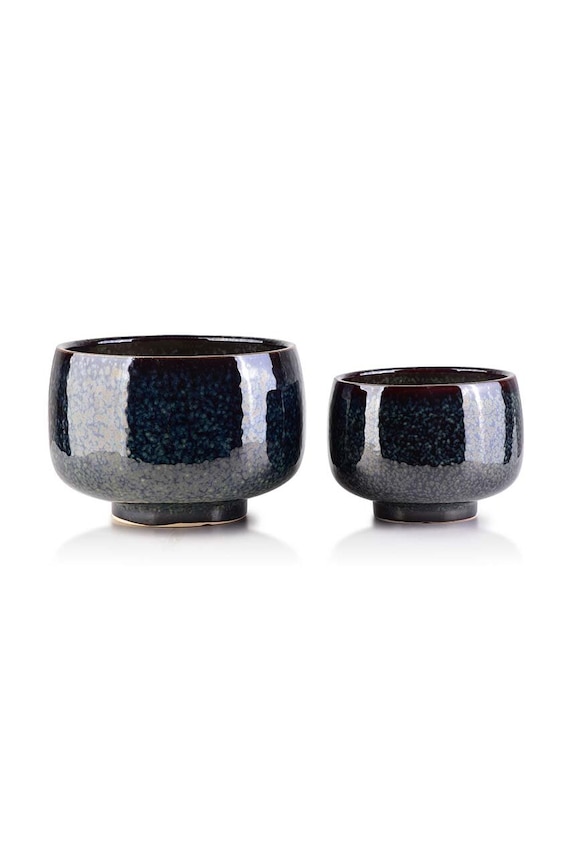 Affek Design zestaw osłonek na doniczki Neva 2-pack granatowy HTYE2151