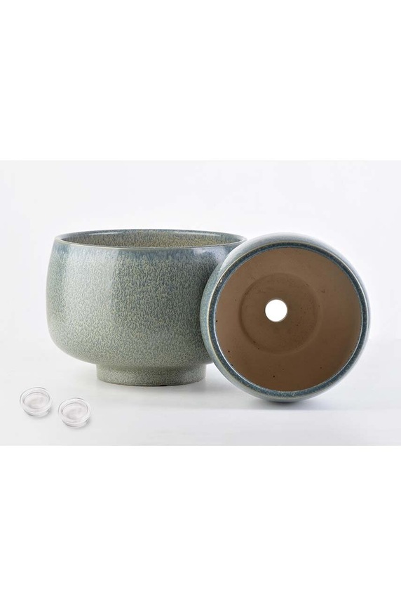 Affek Design zestaw osłonek na doniczki 2-pack HTYE2182 turkusowy AA00