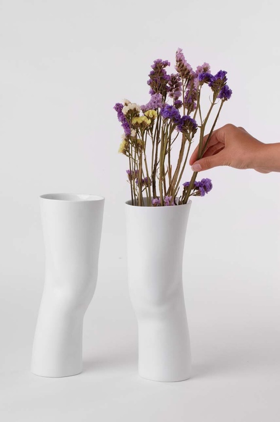 Seletti wazon dekoracyjny 2-pack 10098 biały
