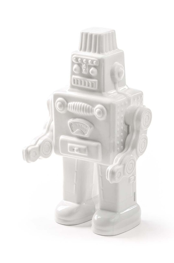 Living și dormitor Seletti decorație Memorabilia My Robot 10446 alb