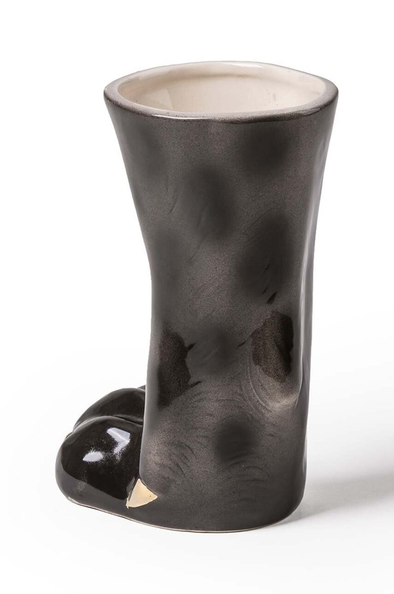 Seletti wazon dekoracyjny Animal Leopard 11081 czarny AA00