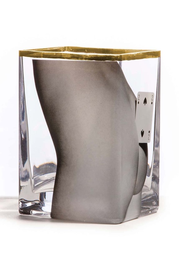Διακοσμητικό βάζο Seletti Two of Spades 14122. πολύχρωμο AA00