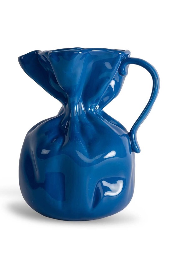 Byon wazon dekoracyjny Crumple niebieski 5260906813