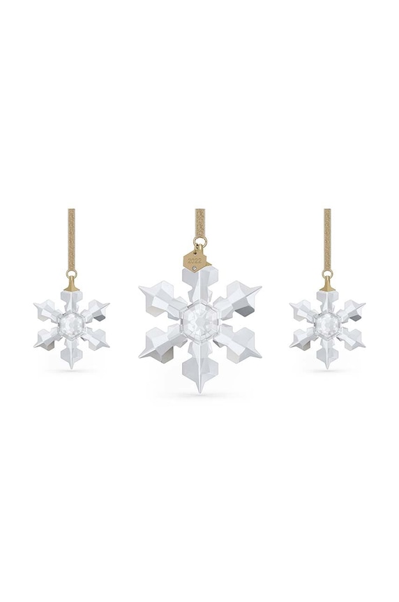 Dekorace Swarovski Annual Edition 2022 Ornament Set 3-pack průhledná 5634889