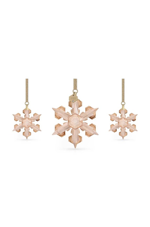 Swarovski dekoracja Festive Onament Set Annual Edition 2022 3-pack transparentny 5634890