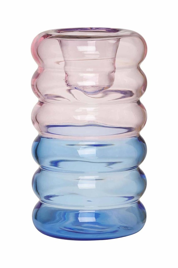 Dekorativen svečnik Design Letters Hoop pisana 10101601PINKBLUE
