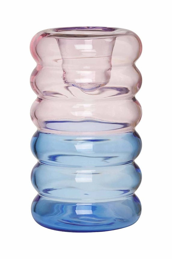 Dekorativen svečnik Design Letters Hoop pisana 10101601PINKBLUE