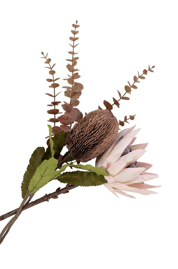 Umjetno cvijeće House Nordic King Protea Bouquet šarena 9501160