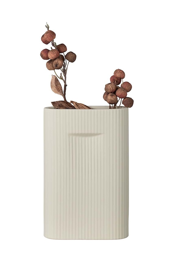 Obývací pokoj a ložnice Dekorativní váza House Nordic Vase in Ceramic 4441765 šedá