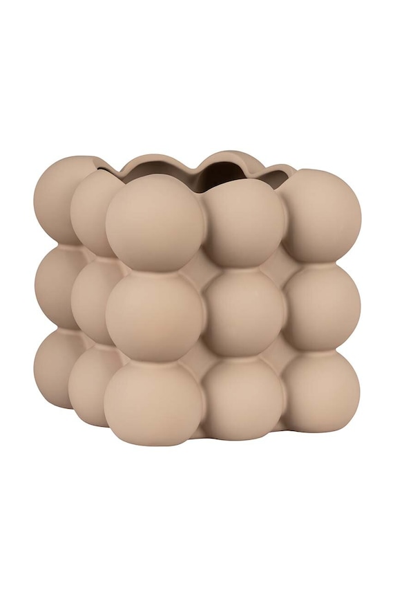 House Nordic mască de ghiveci Flowerpot in Ceramic 13,5 x 13 cm 4451207 bej AA00