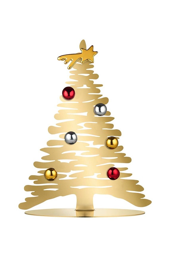 Vánoční dekorace Alessi Bark for Christmas žlutá BM06.30.GD