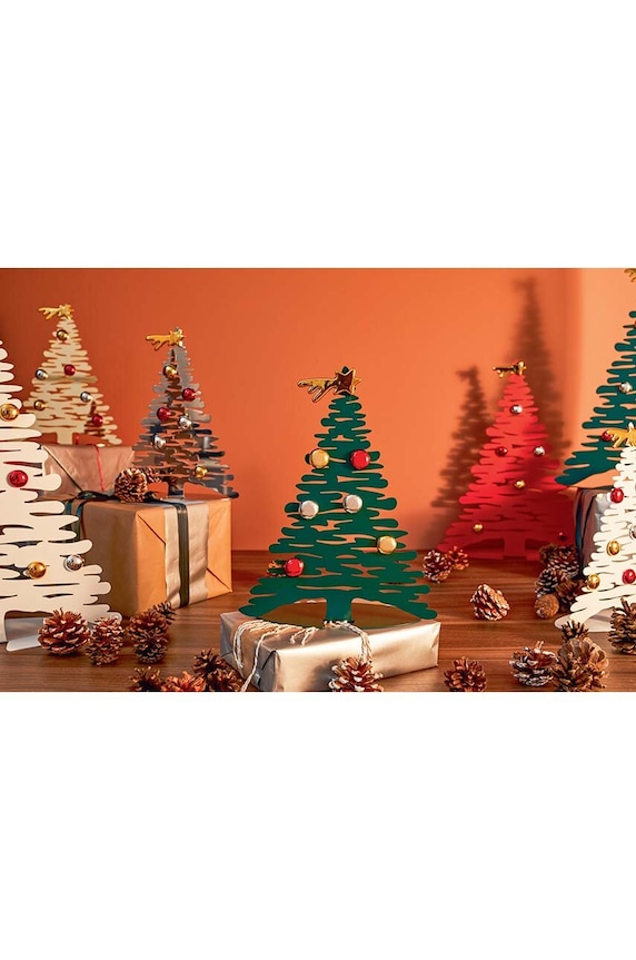 Življenjski slog Božični okrasek Alessi Bark for Christmas BM06.30.GR zelena