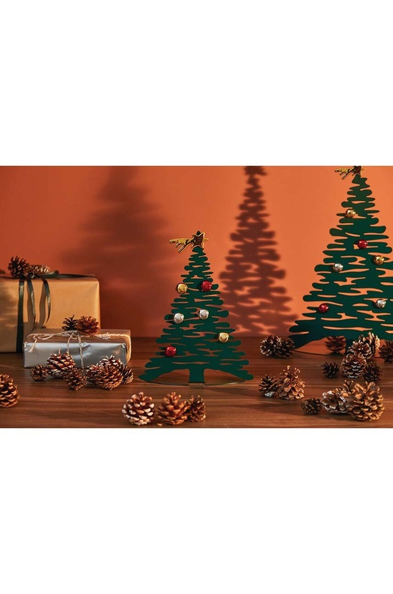 Božični okrasek Alessi Bark for Christmas zelena BM06.30.GR