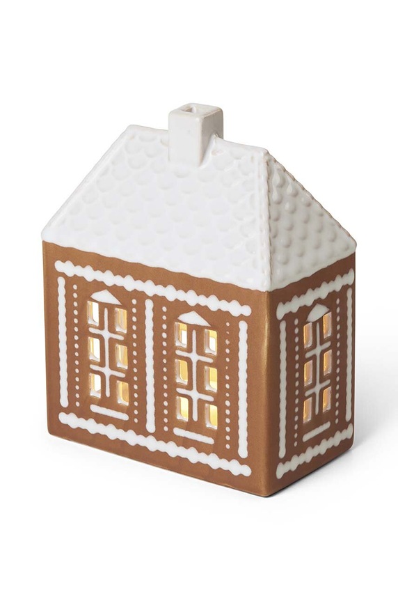 Декоративен фенер за свещ Kähler Gingerbread M 693523 многоцветен AA00