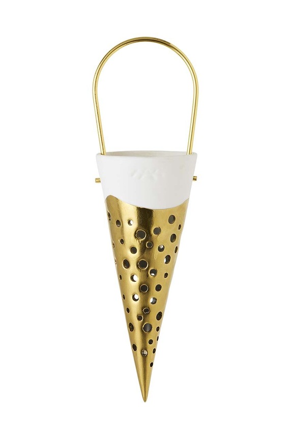 Χριστουγεννιάτικο διακοσμητικό Kähler Nobili κίτρινο 693516