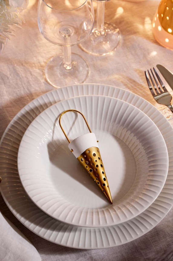 Χριστουγεννιάτικο διακοσμητικό Kähler Nobili κίτρινο 693516