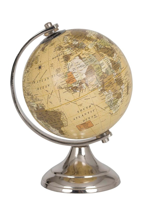 Margit Brandt asztali földgömb Globe on Stem többszínű 725642