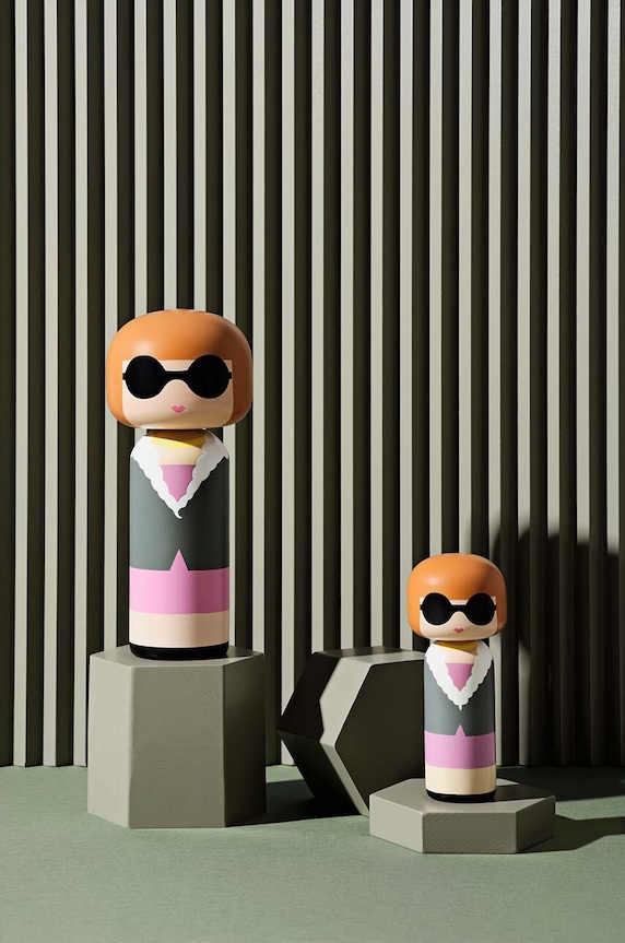 Lucie Kaas lalka kokeshi Anna multicolor SI01AN