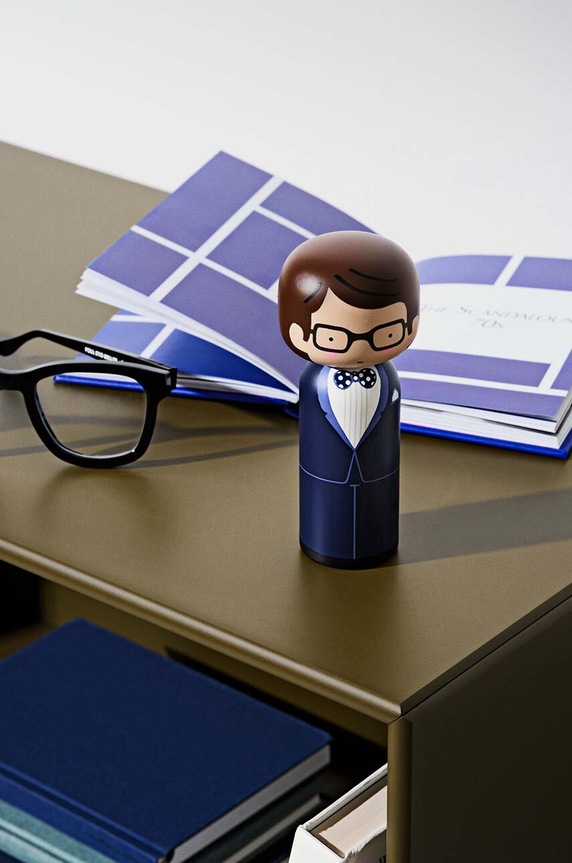 Lifestyle Κούκλα kokeshi Lucie Kaas Yves SI02YV πολύχρωμο