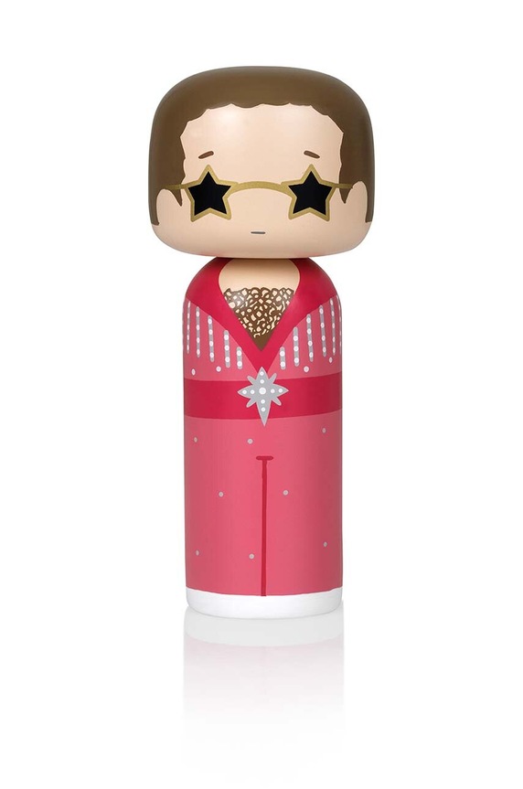 Lucie Kaas papusa kokeshi Elton In Pink multicolor SI02EL2