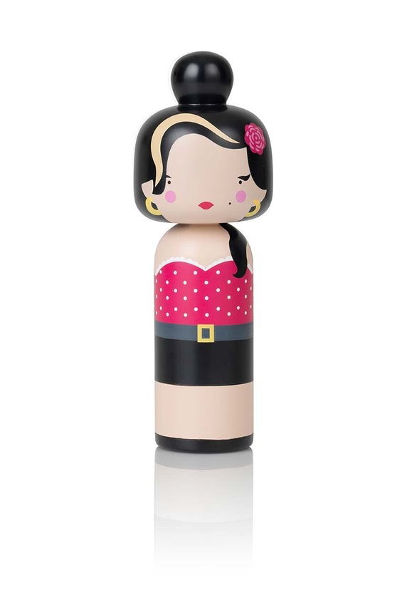 Lucie Kaas lalka kokeshi Amy multicolor SI01AM