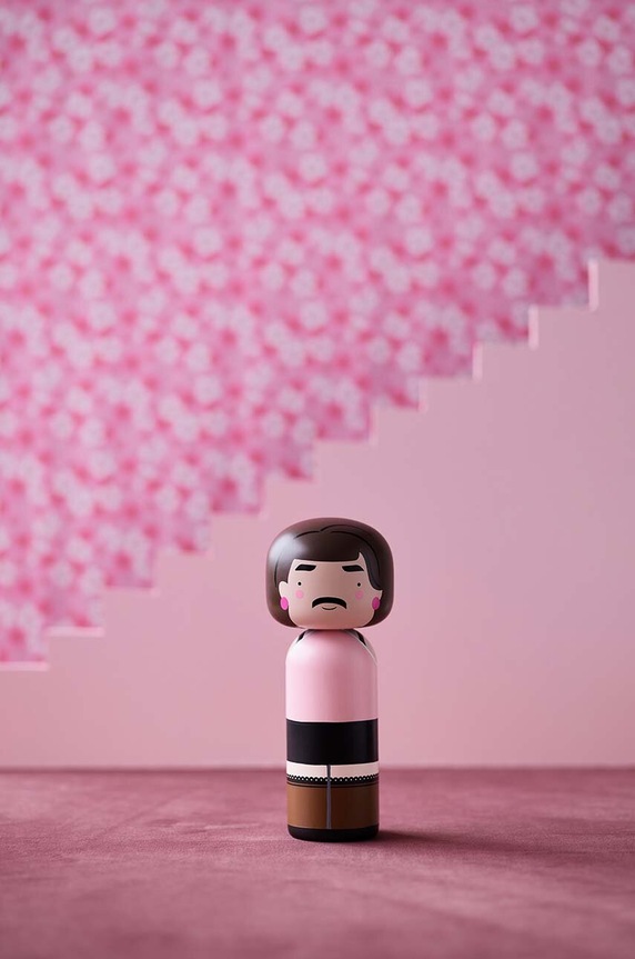 Lucie Kaas lalka kokeshi Freddie SI02FR2 multicolor AA00