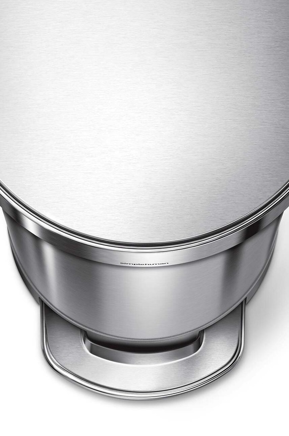 Kuchnia i bar Simplehuman kosz na śmieci 45 l CW2044 szary