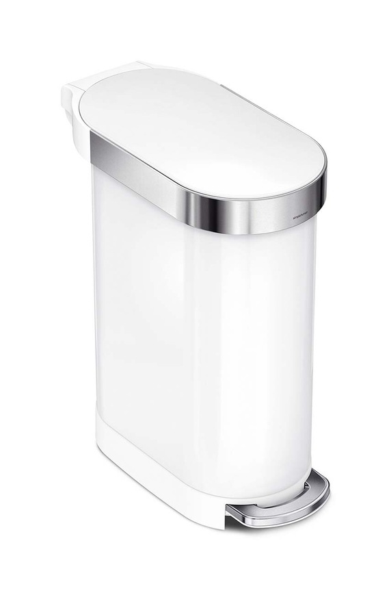Simplehuman cestino dei rifiuti 45 l bianco CW2069