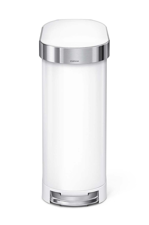 Simplehuman cestino dei rifiuti 45 l CW2069 bianco AA00