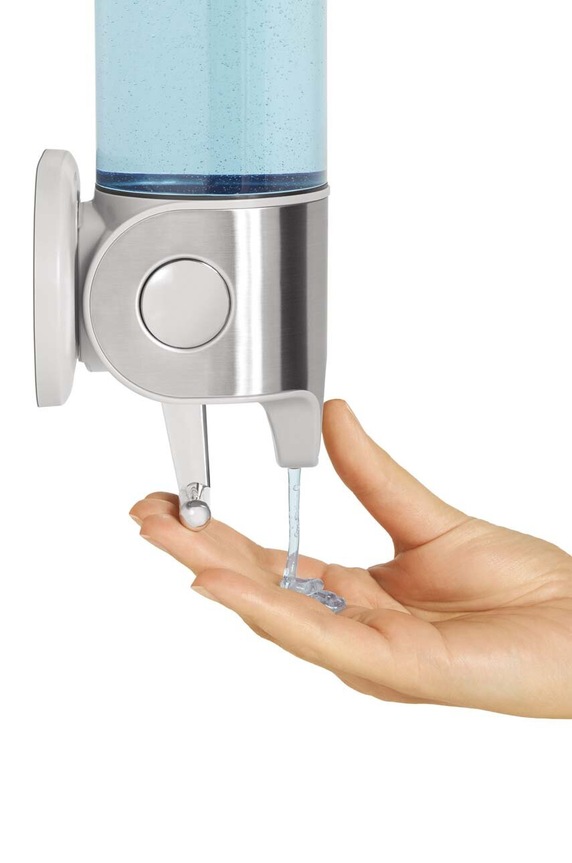 Simplehuman fali adagoló zuhanyhoz Double Shower Dispenser BT1028 szürke AA00